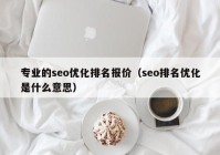 专业的seo优化排名报价（seo排名优化是什么意思）